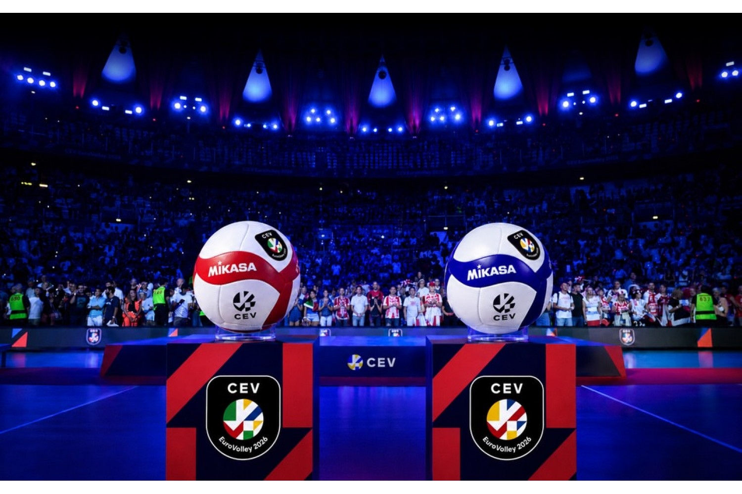 CEV и Mikasa представляют официальные мячи EuroVolley 2026!