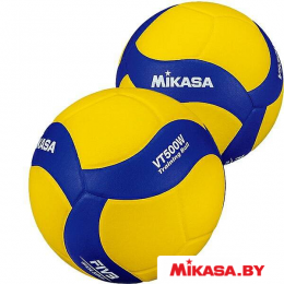 Мяч волейбольный тренировочный  MIKASA VT500W вес 500 г.