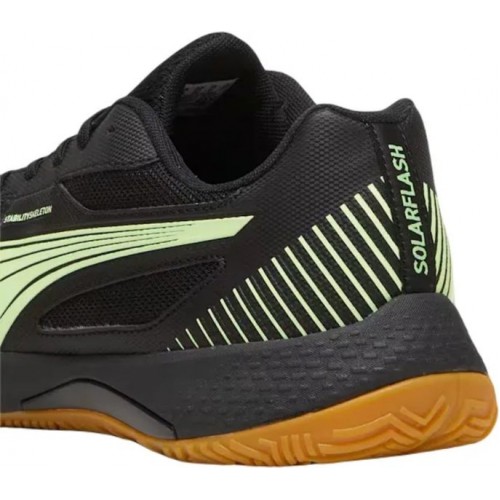 Кроссовки игровые PUMA SOLARFLASH III ЧЕРНЫЙ/ЗЕЛЕНЫЙ 10785001