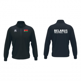 Кофта спортивная ERREA KURT BELARUS VOLLEYBALL TEAM Чёрная