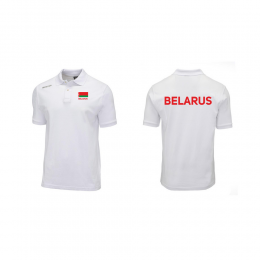 Рубашка поло ERREA TEAM белая BELARUS