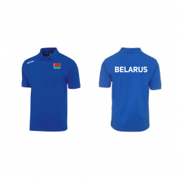 Рубашка поло ERREA TEAM синяя BELARUS
