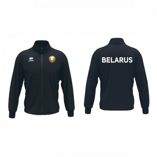 Кофта спортивная ERREA KURT BELARUS с гербом Чёрная