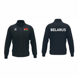 Кофта спортивная ERREA KURT BELARUS с флагом Чёрная