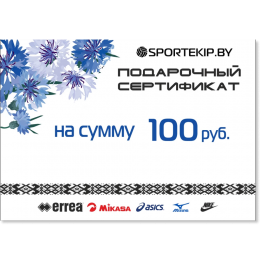 Подарочный сертификат SPORTEKIP.BY - 100 BYN
