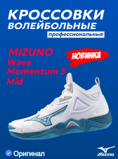 Кроссовки волейбольные MIZUNO WAVE MOMENTUM 3 MID V1GA2317 21